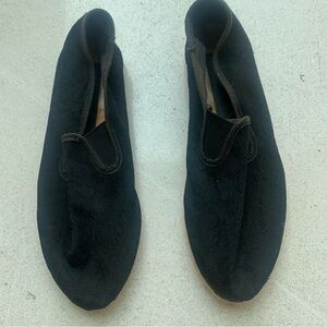 Castañer Donna Karan Collab Vintage Venetian Slipper/Espadrille in Black Brocade